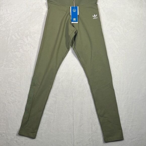 ADIDAS ORIGINALS ESSENTIAL tight fit mid rise EVERYDAY LEGGINGS NWT Women Small - Picture 3 of 7